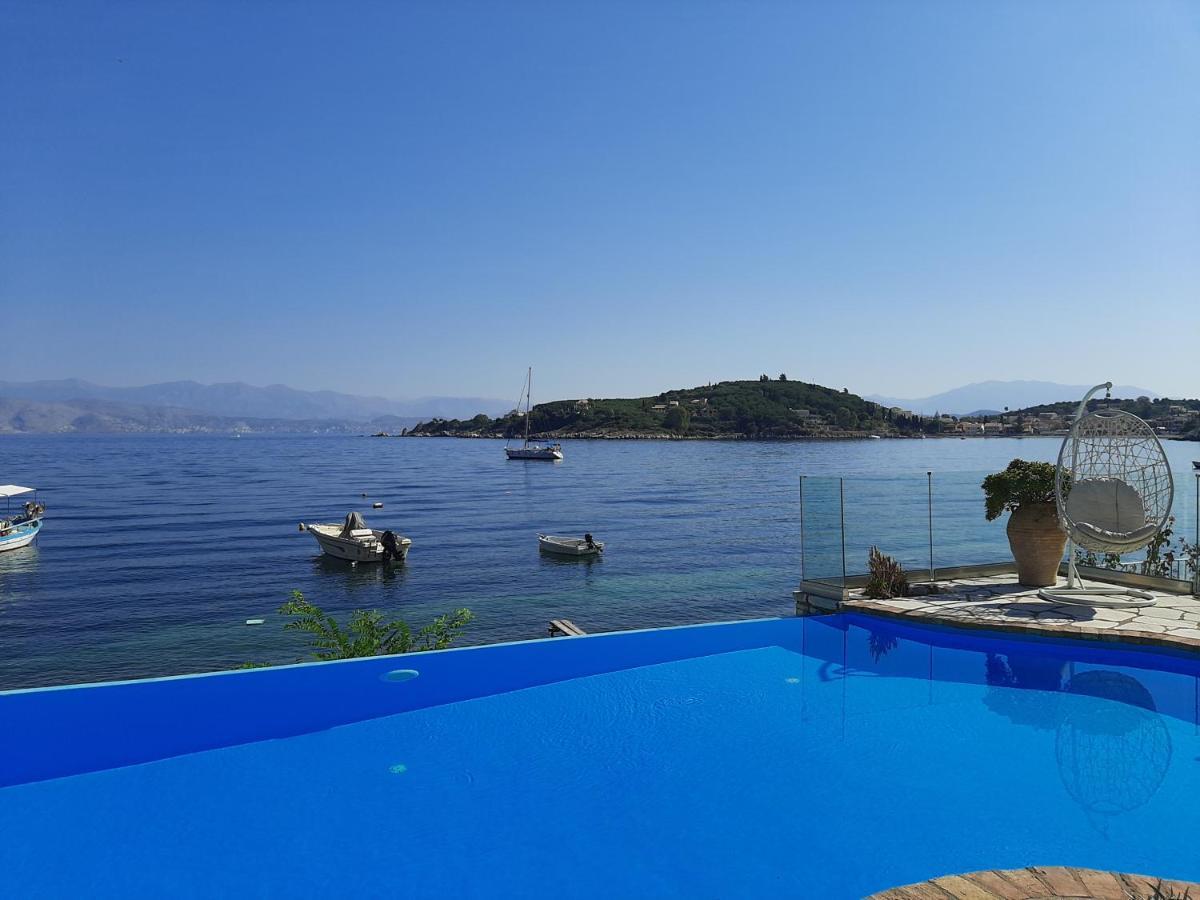 Imerolia Beach Villa Kassiopi Corfu Esterno foto