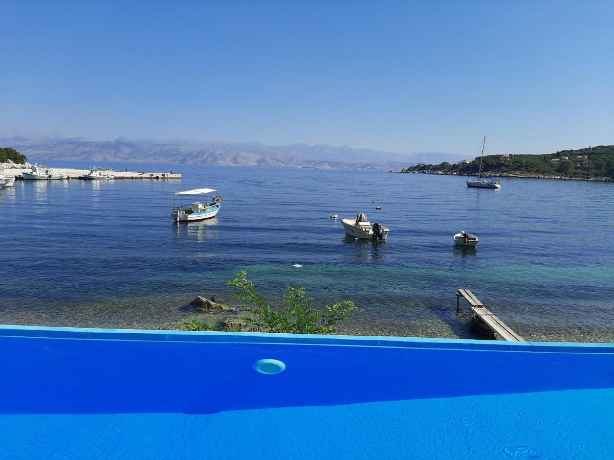 Imerolia Beach Villa Kassiopi Corfu Esterno foto