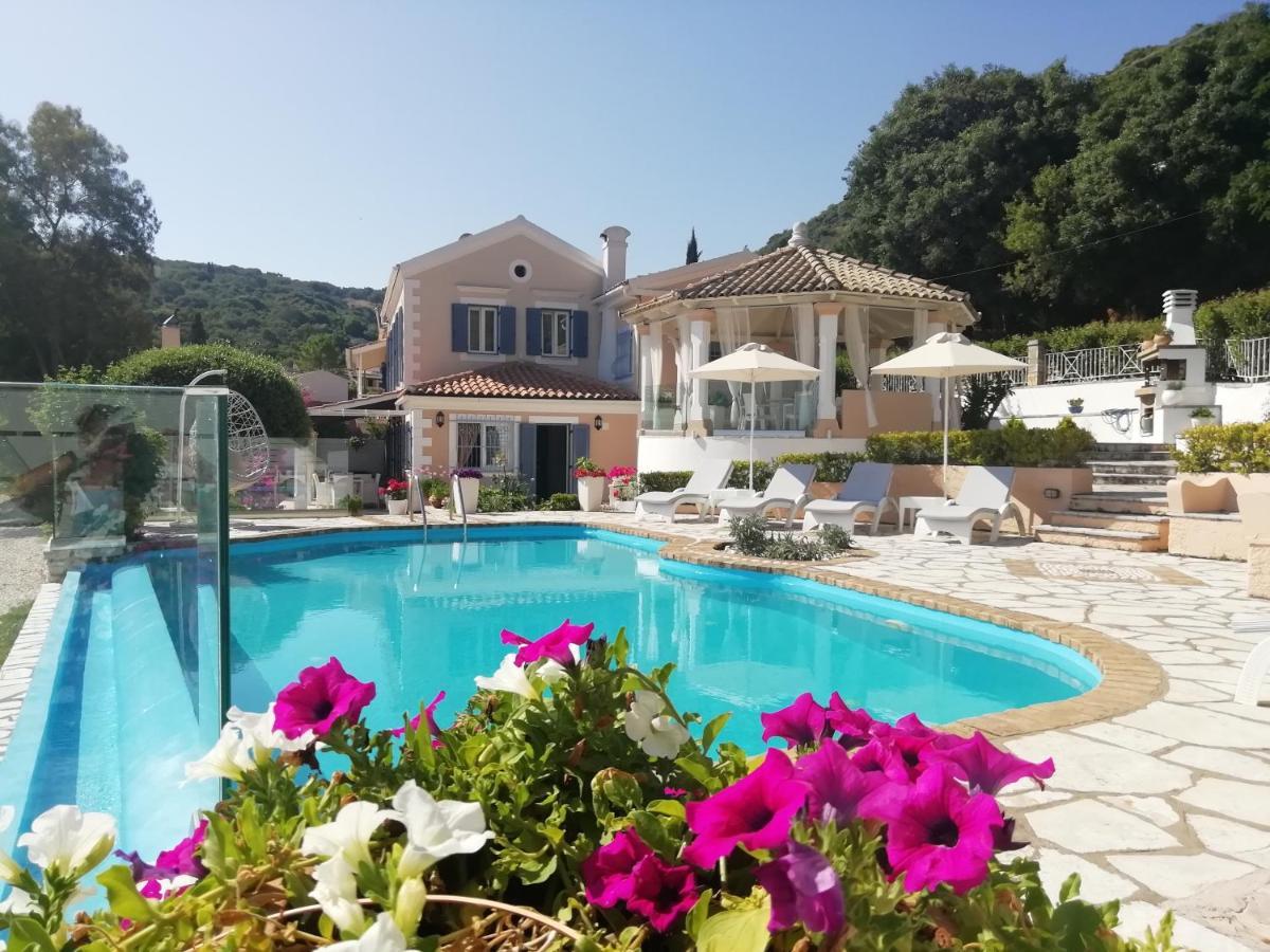 Imerolia Beach Villa Kassiopi Corfu Esterno foto