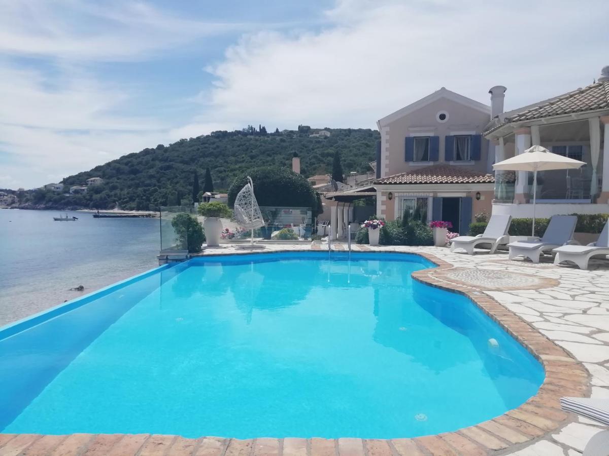 Imerolia Beach Villa Kassiopi Corfu Esterno foto