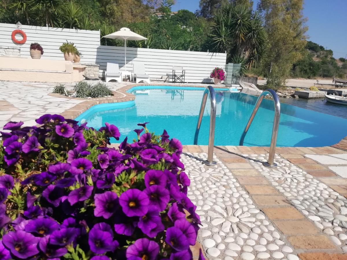 Imerolia Beach Villa Kassiopi Corfu Esterno foto