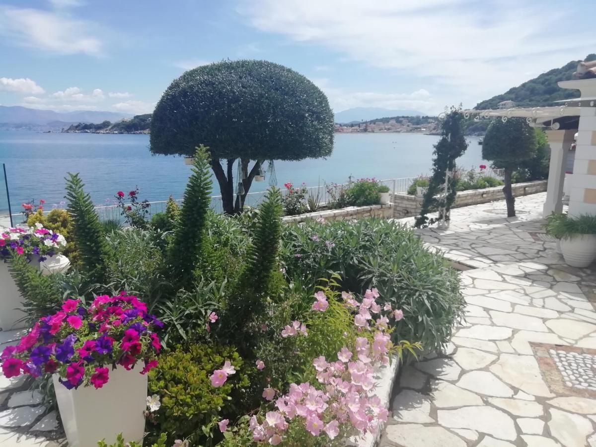 Imerolia Beach Villa Kassiopi Corfu Esterno foto