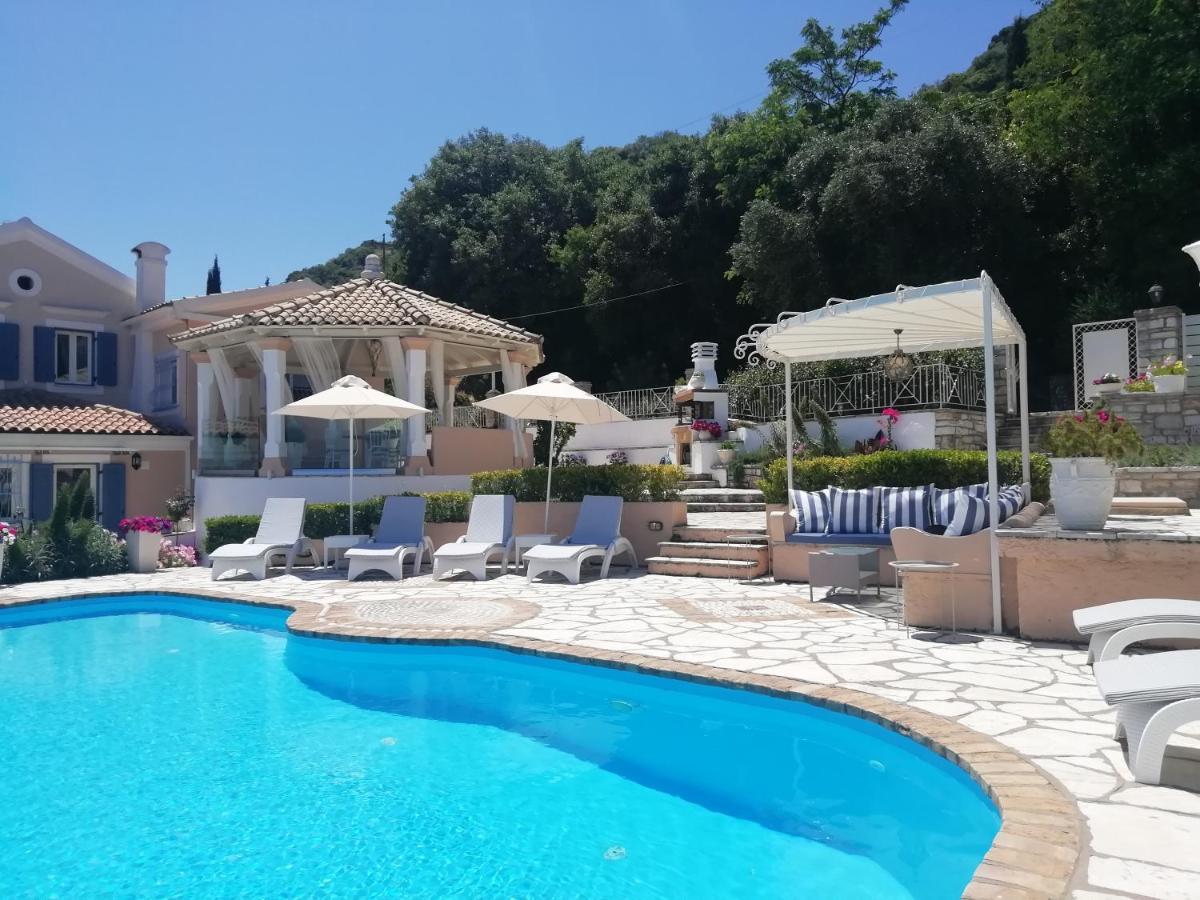 Imerolia Beach Villa Kassiopi Corfu Esterno foto