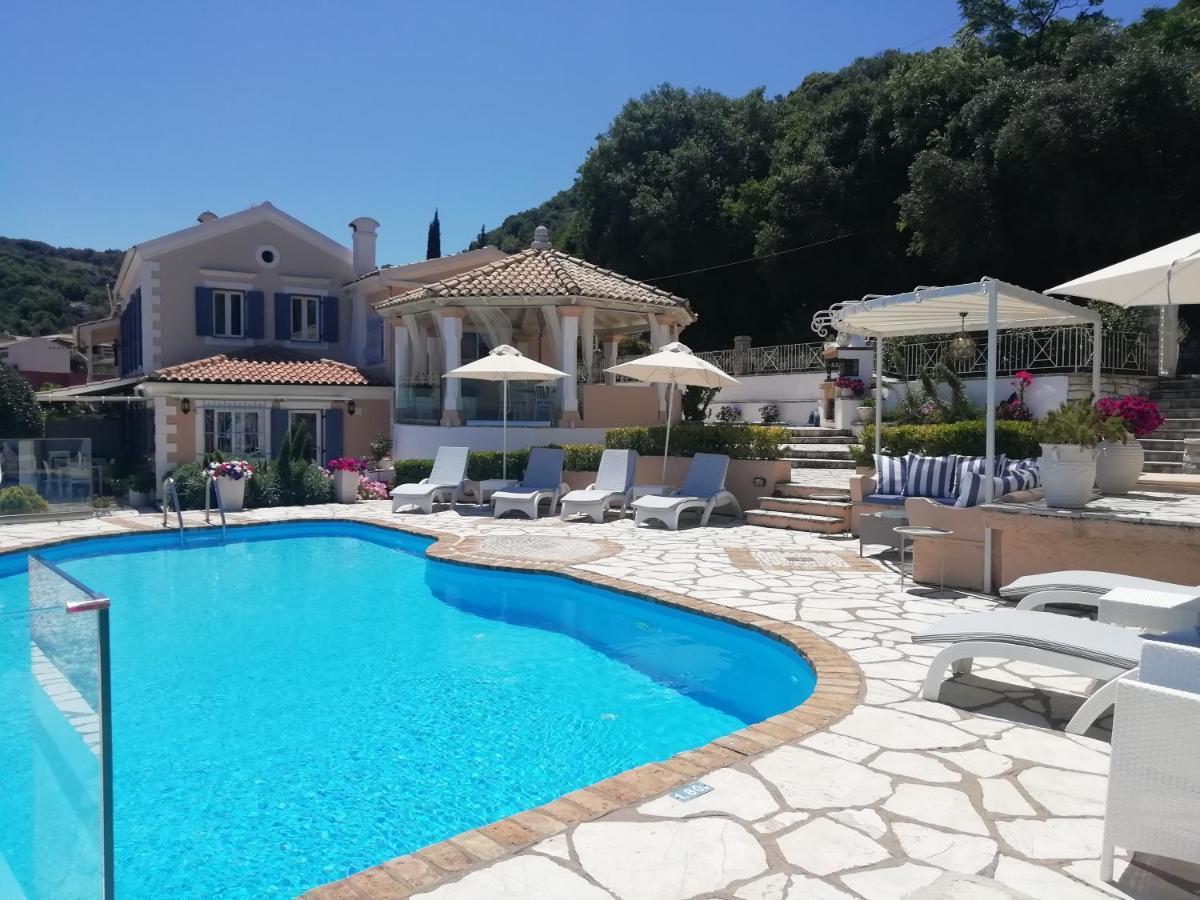 Imerolia Beach Villa Kassiopi Corfu Esterno foto