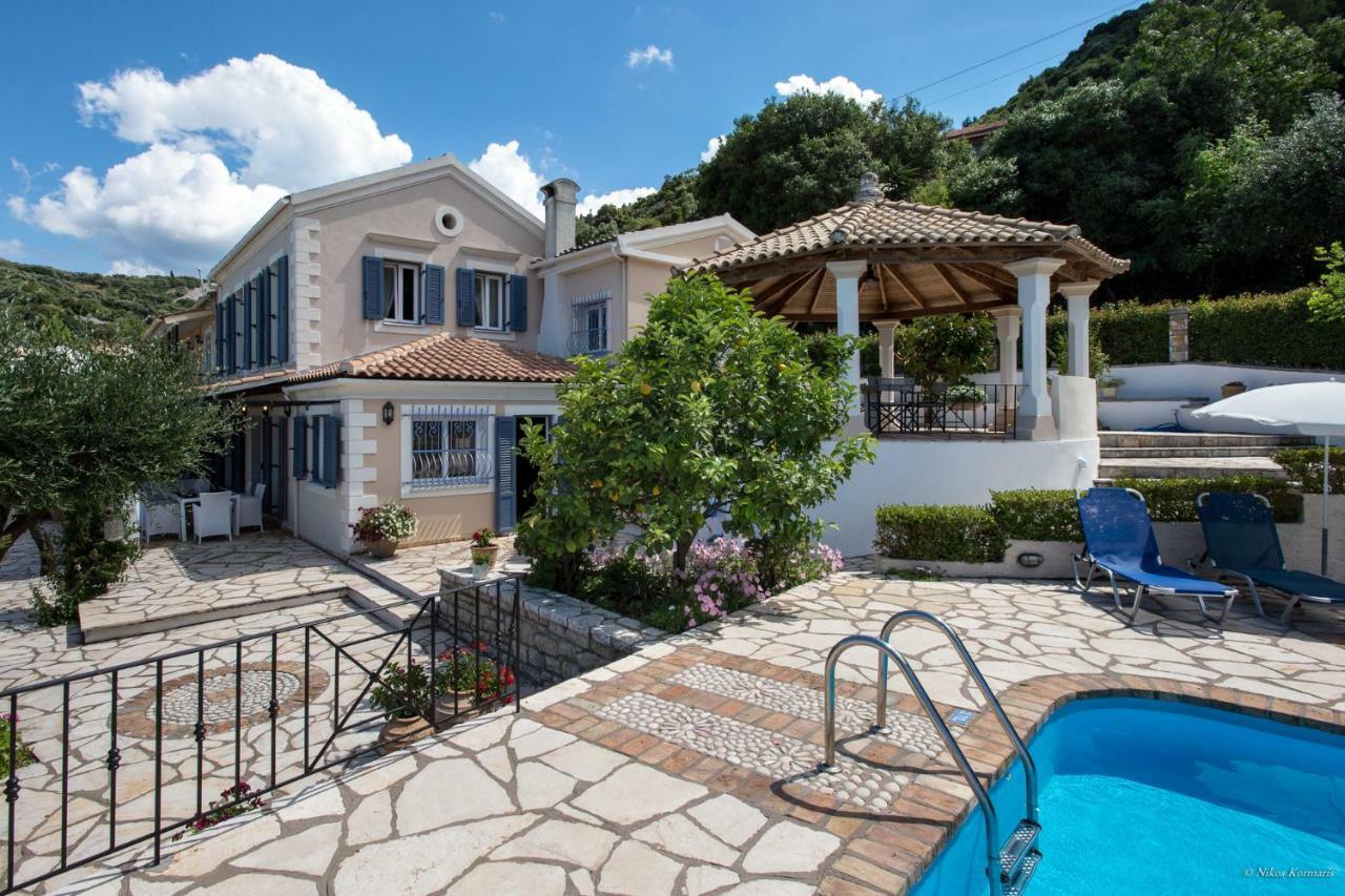 Imerolia Beach Villa Kassiopi Corfu Esterno foto